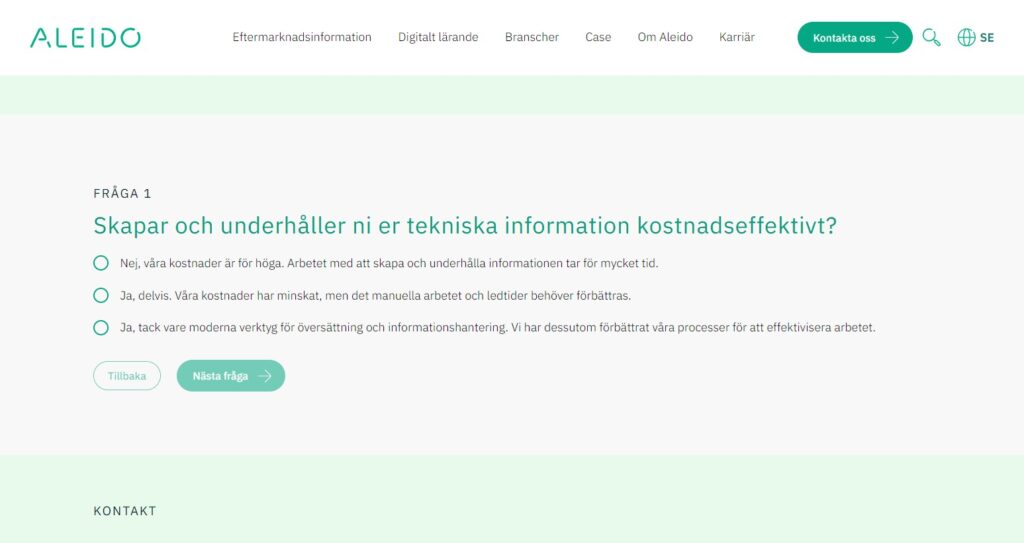 Aleido - Affärsnytta med teknisk information